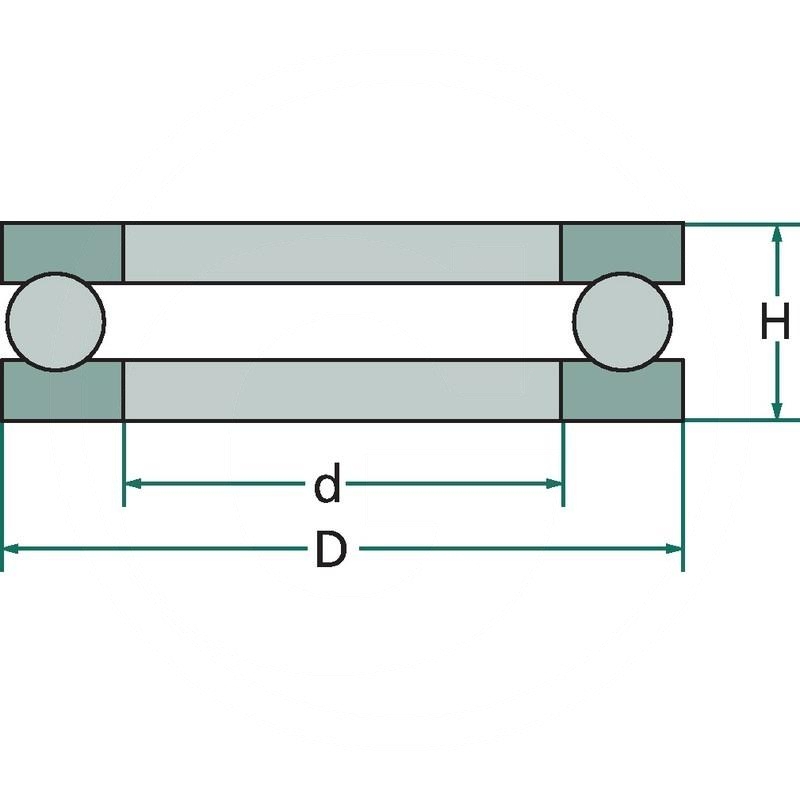 Axial deep groove ball bearing | zdjęcie nr 2