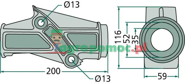 Bearing tube | 498439, 498200 | zdjęcie nr 2