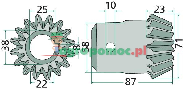 Bevel gear | 0623810 | zdjęcie nr 2