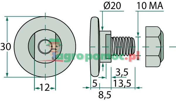 Blade bolt | 0.404.7103.00 | zdjęcie nr 2