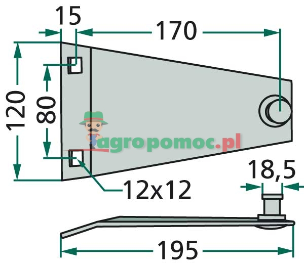 Blade holder | 1115430, 3223-445A | zdjęcie nr 2