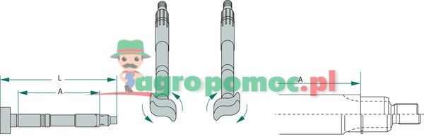 Brake camshaft | 05.097.05.17.1 | zdjęcie nr 2