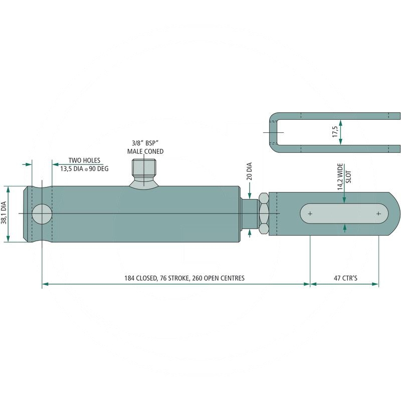 Brake cylinder BR20SL | zdjęcie nr 2