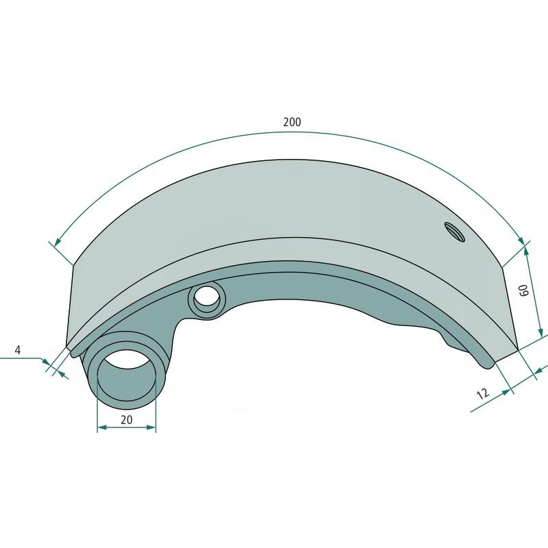 Brake shoe | 246100150300 | zdjęcie nr 2