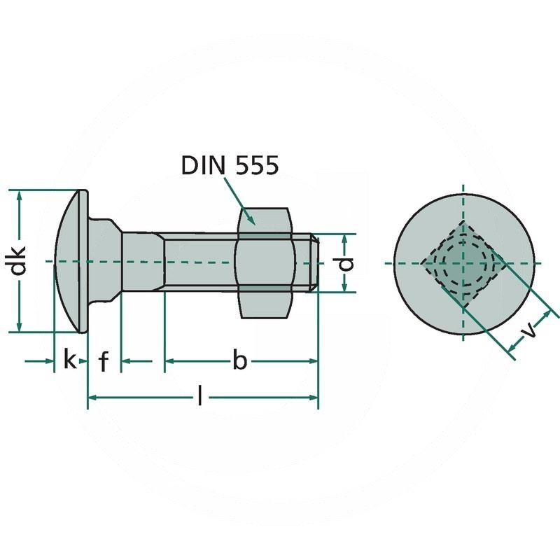 Carriage bolt | zdjęcie nr 2