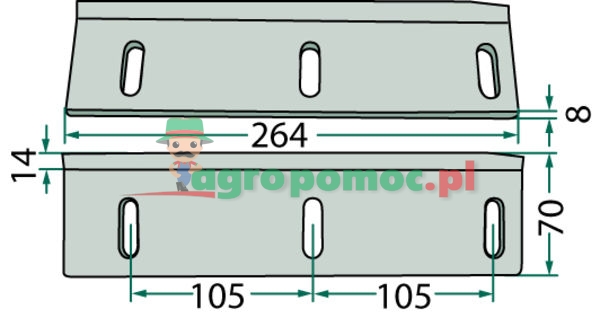 Channel blade | 0982200700 | zdjęcie nr 2