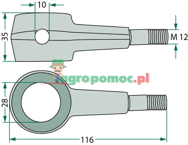 Control lever | 153752905 | zdjęcie nr 2