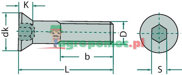 Countersunk bolt | zdjęcie nr 2