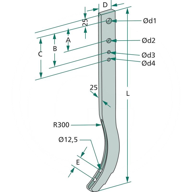 Cultivator shank | zdjęcie nr 2