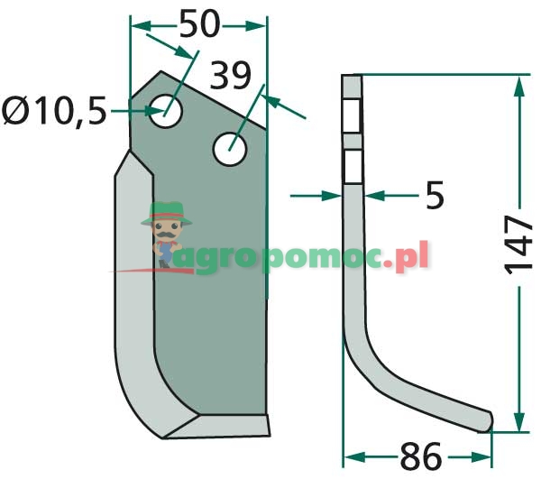 Curved blade | 13546 | zdjęcie nr 2