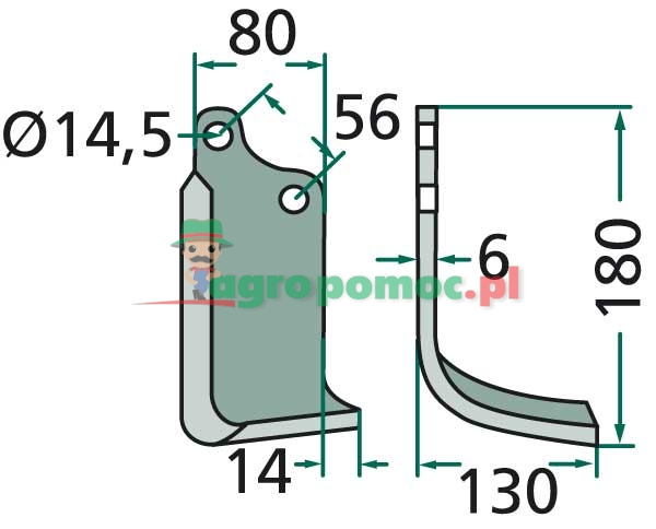 Curved blade | M02108432R | zdjęcie nr 2