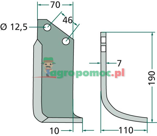 Curved blade | 12000600 | zdjęcie nr 2