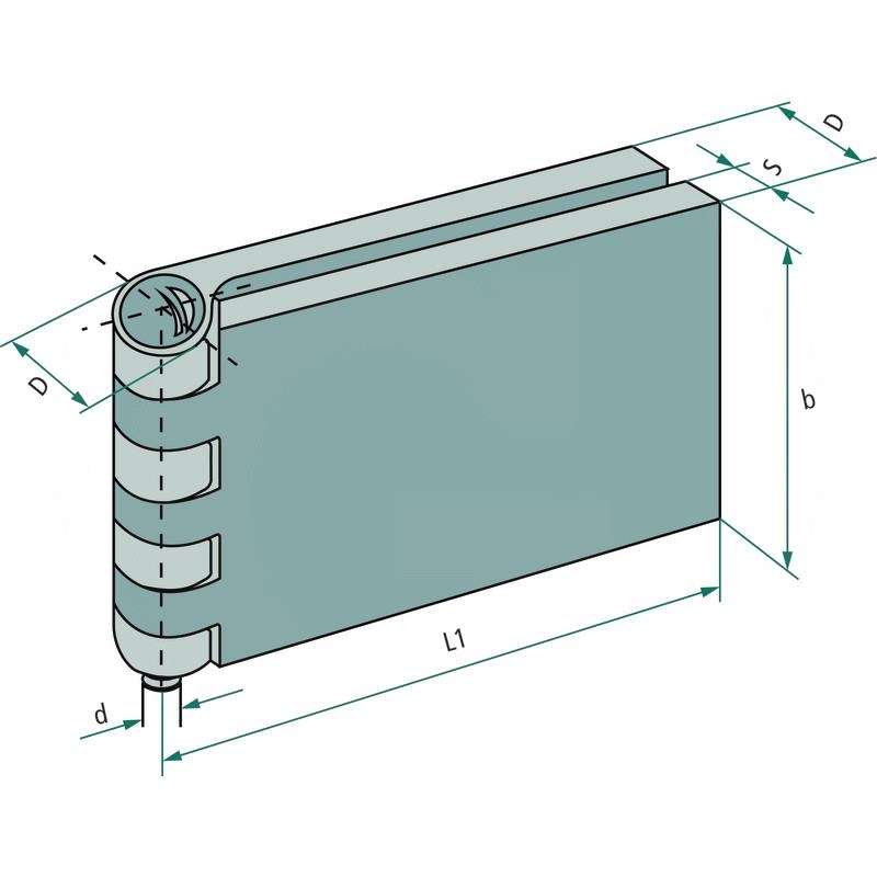 Door hinge straight | zdjęcie nr 2