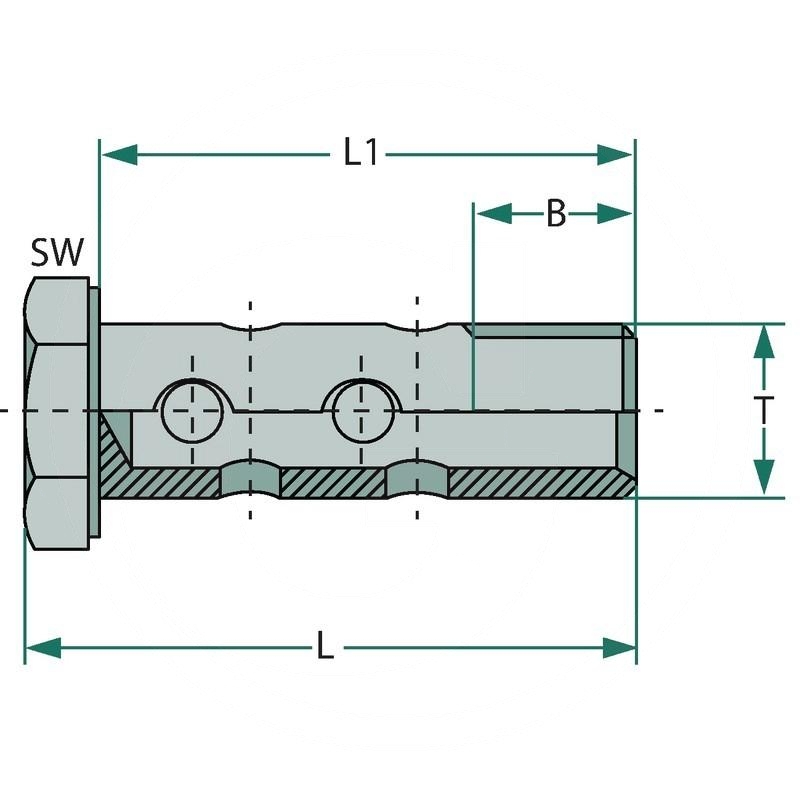 Double banjo bolt BSP 3/8" | zdjęcie nr 2