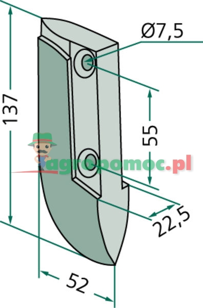 Drill coulter | 2100416030 | zdjęcie nr 2
