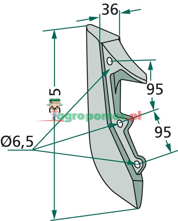 Drill coulter | BLA0091D | zdjęcie nr 2