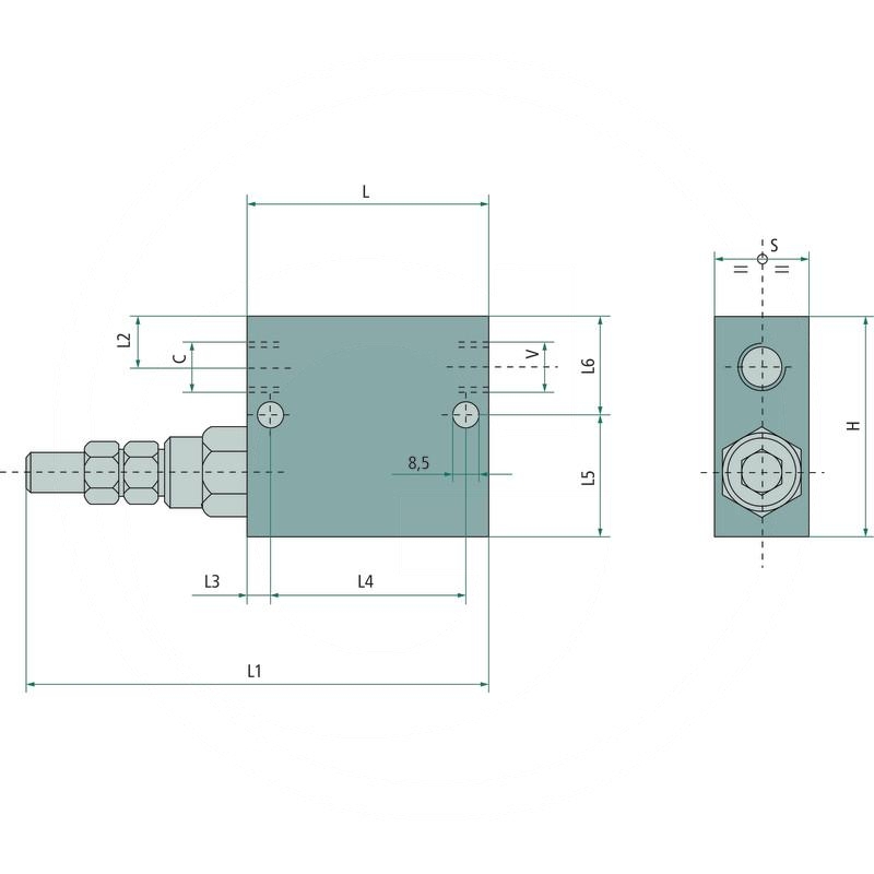 Druckfolgeventil DFV-08 Direkt gesteuert | zdjęcie nr 2