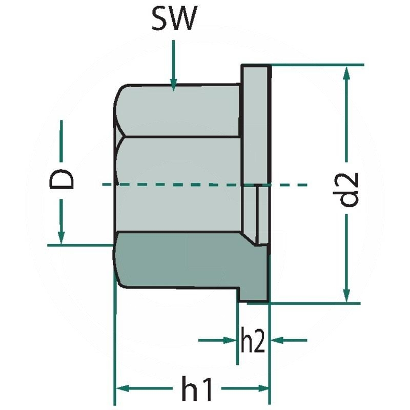 Flat-shouldered nut | zdjęcie nr 2