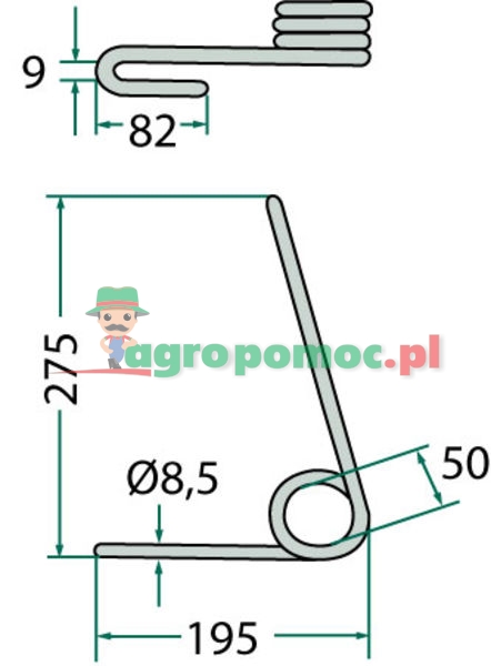 Following tine | FKX0383C | zdjęcie nr 2