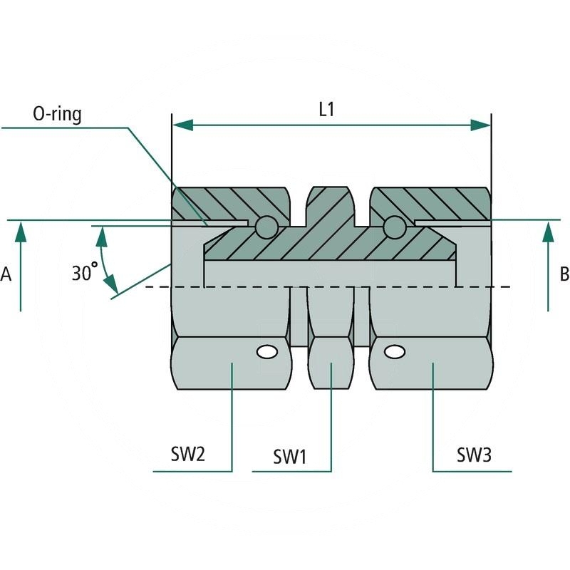 GA 1/2 FS-BSP x 3/4 FS-BSP pack of 5 | zdjęcie nr 2