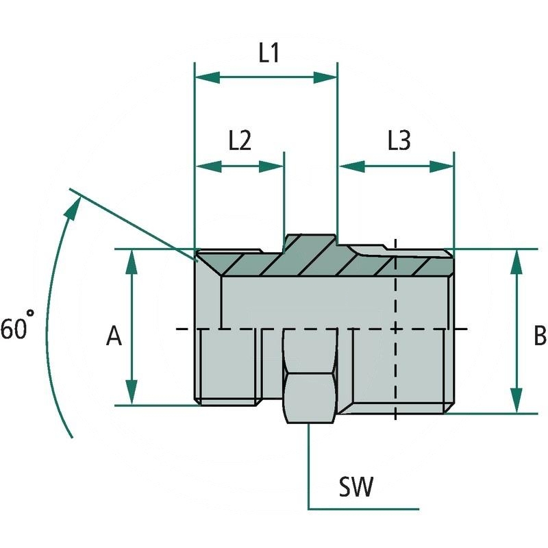 GA 1/4 M-BSP x 3/8 M-BSPK | zdjęcie nr 2