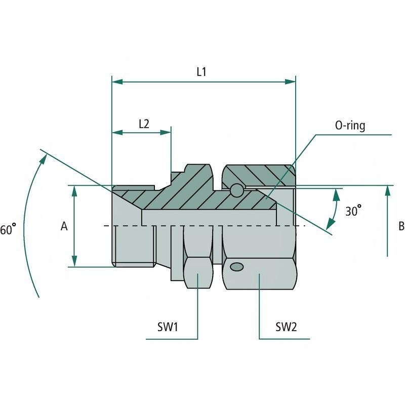 GA 3/8 M-BSP x 1/2 FS-BSP | zdjęcie nr 2