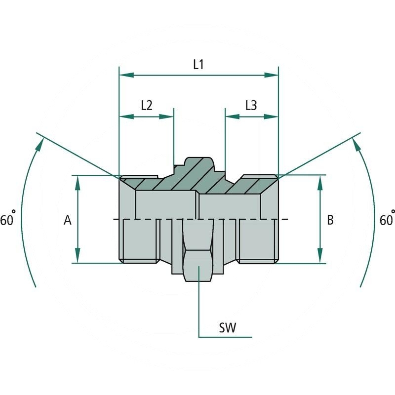 GA 3/8 M-BSP x M14 M-MET | zdjęcie nr 2