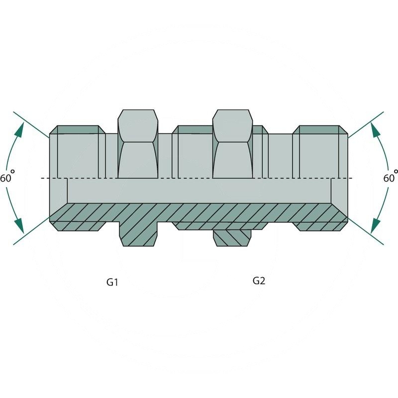 GSA 1/4 M-BSP x 1/4 M-BSP | zdjęcie nr 2
