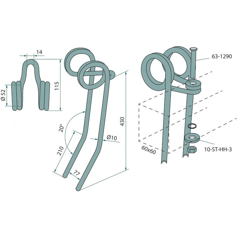 Harrow tine | zdjęcie nr 2
