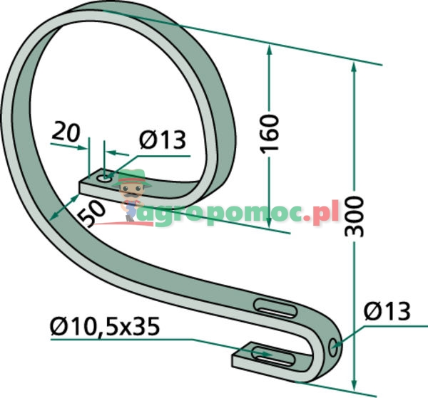 Harrow tine upper part | zdjęcie nr 2