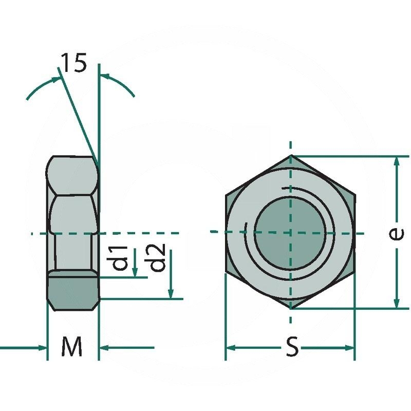Hexagon nut | zdjęcie nr 2