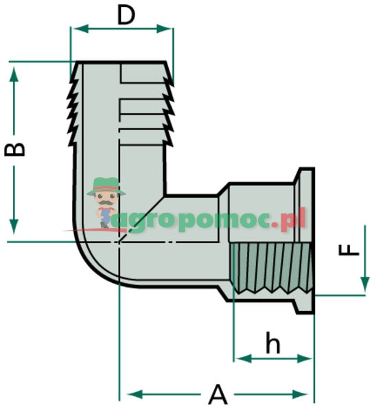 Hose connector curved | zdjęcie nr 2