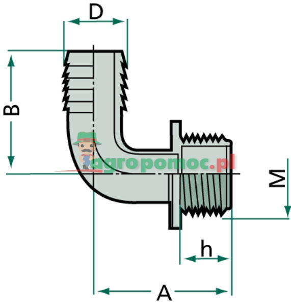 Hose connector curved | zdjęcie nr 2