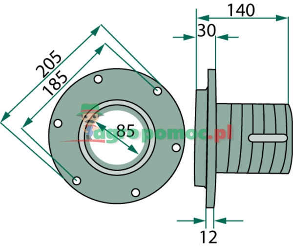 Hub | 00330600671 | zdjęcie nr 2