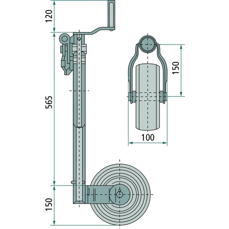 Jockey wheel | zdjęcie nr 2
