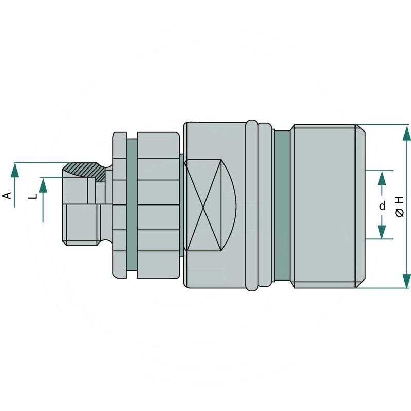 KF 8L (M14x1,5) DN10-BG2 | KF 8L 2 | zdjęcie nr 2