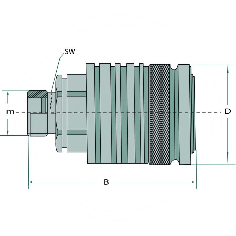KM 10L (M16x1,5) DN12-BG3 - Pack of 5 | zdjęcie nr 2