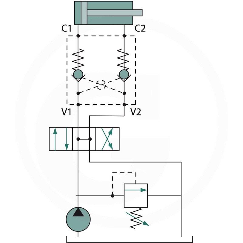 Lockable non-return valve 1/4" ESRV-D-04L | ENRV-D-04 | zdjęcie nr 2