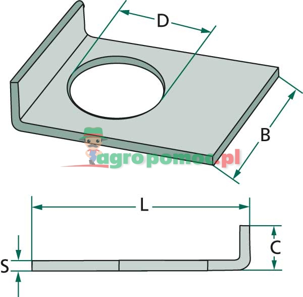 Locking plate for | zdjęcie nr 2