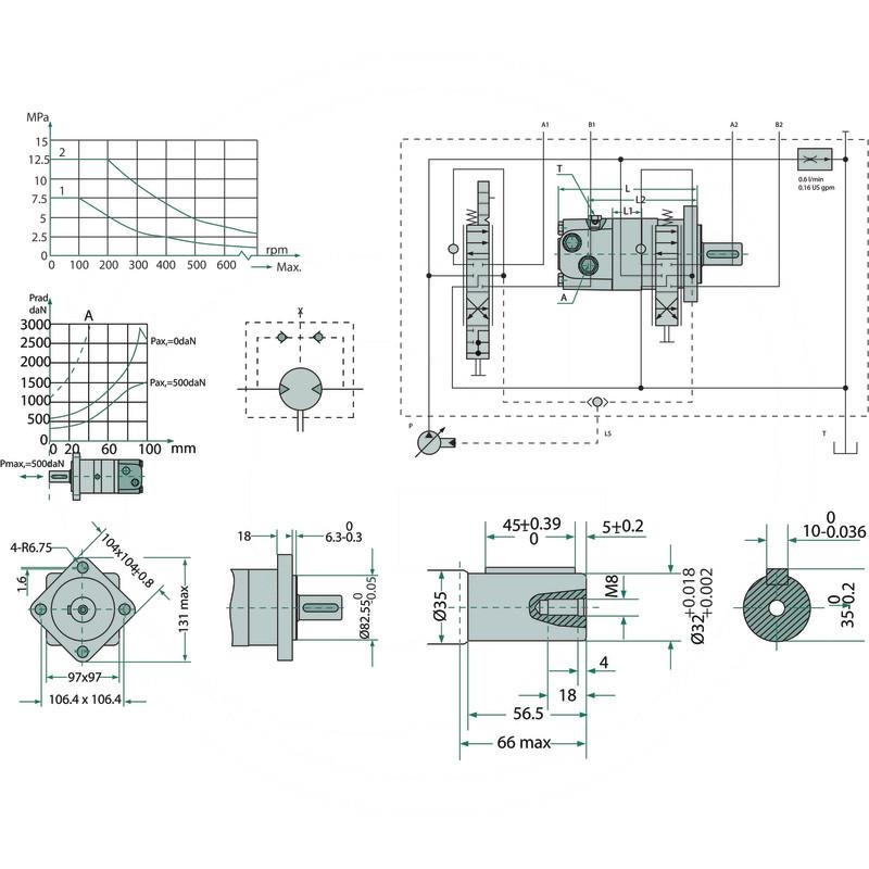Motor BMS 375-E4 BD D=32mm 1/2 | zdjęcie nr 2