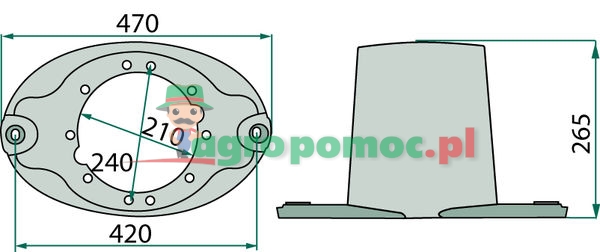 Mower disc | 55902720 | zdjęcie nr 2