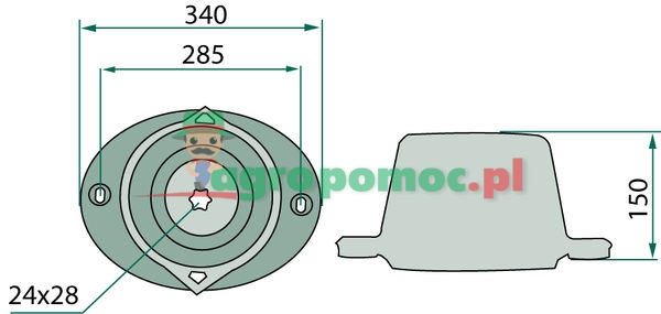 Mower disc | 56452700 | zdjęcie nr 2