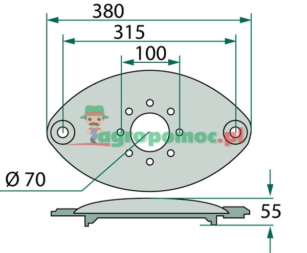 Mower disc | B2280886 | zdjęcie nr 2