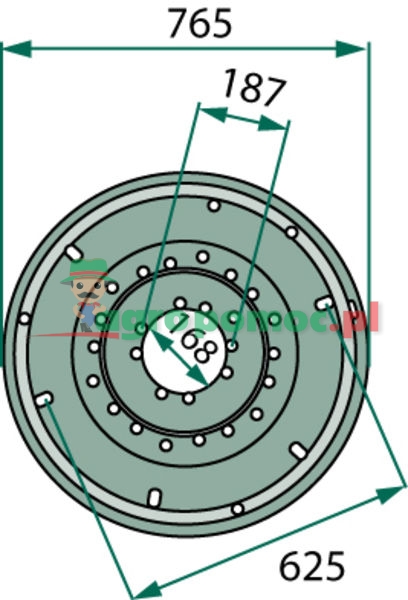 Mower disc | EN01K0 | zdjęcie nr 2