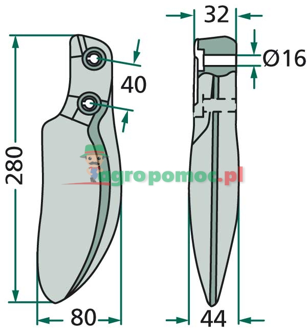 Mulch tine | 10127, RH106/D | zdjęcie nr 2