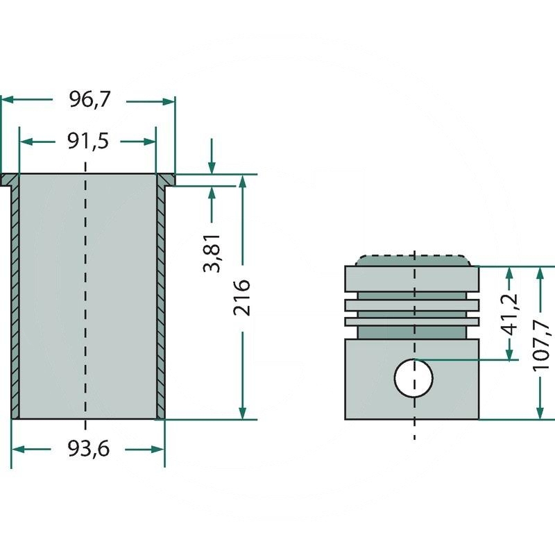 Piston set complete | zdjęcie nr 2