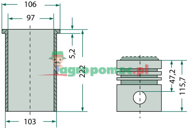 Piston set complete | zdjęcie nr 2
