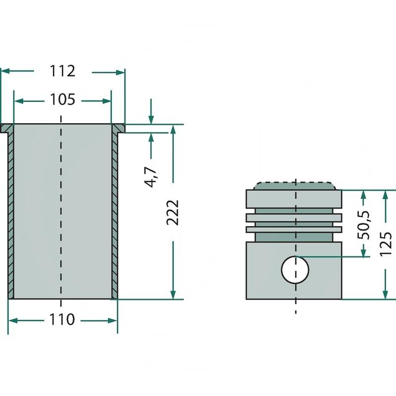 Piston set complete | zdjęcie nr 2