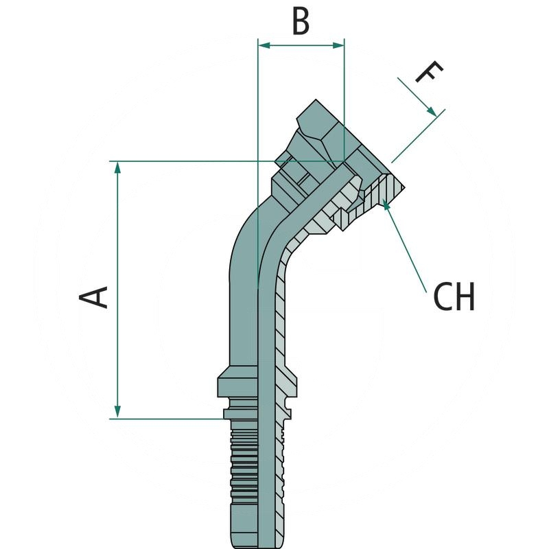 PN 08 DKR 1/4" 45° | zdjęcie nr 2