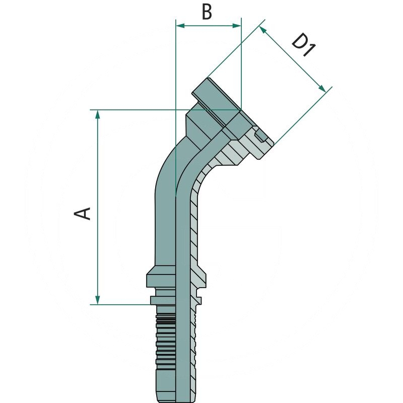 PN 12 SFL 1/2" 45° | zdjęcie nr 2